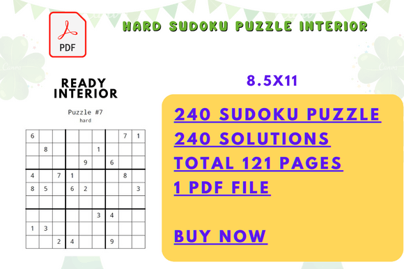 240 Sudoku Puzzles and Solutions for Your Creative Projects