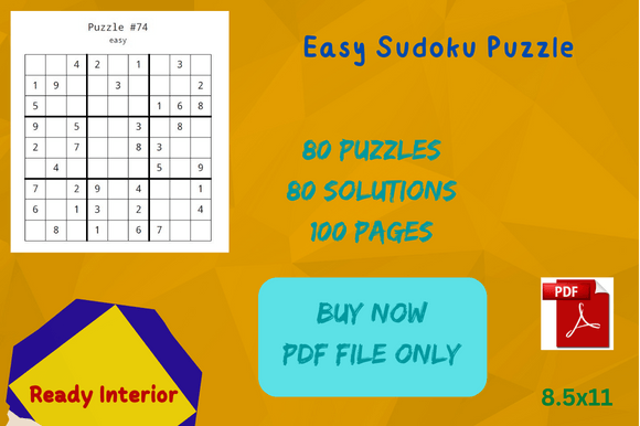 An Easy Way to Enjoy Sudoku Anywhere: 80 Puzzles with Answers at Your Fingertips