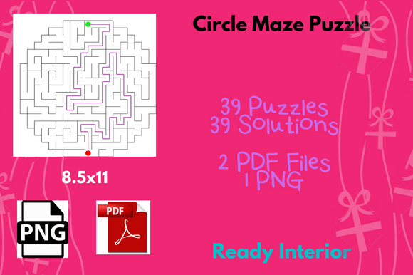 Circle Maze Puzzles: A Versatile Creative Toolkit