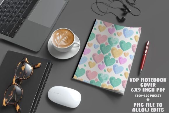 Craft Valentine Themes Easily with Pastel Heart Cover Templates