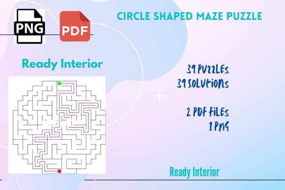 Exploring Maze Puzzle KDP Interior Files for Publishers and Puzzle Creators
