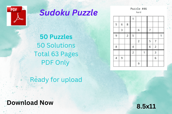 Sudoku Mixed 50 Puzzles with Solutions: A Professional's Guide to Publishing and Mindfulness
