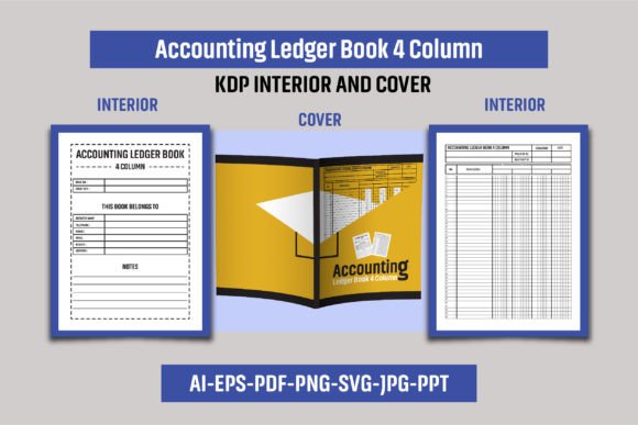 The Essential Guide to the Accounting Ledger 4 Column KDP Interior
