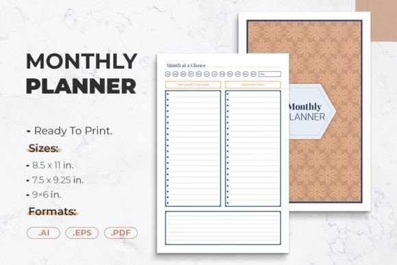 The Monthly Planner Printable Template: A Core Resource for Organization