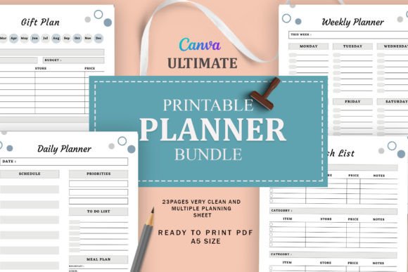 The Printable Planner Bundle Vol.31: A Comprehensive Toolkit for Organized Living