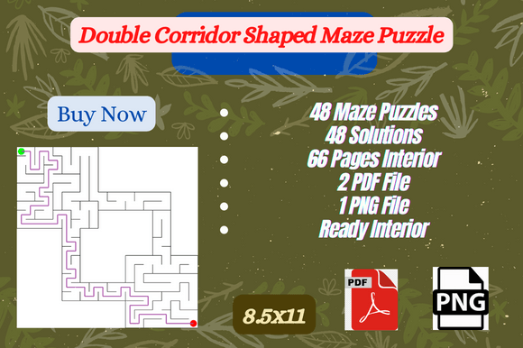 The Strategic Potential of a KDP Interior Corridor Mazes Puzzle Book