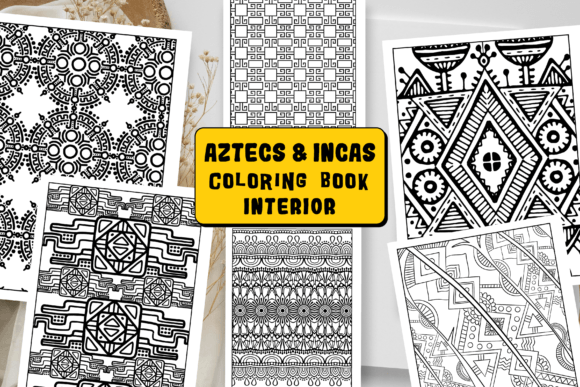 Unlocking Creativity: The Power of Aztec Inca Ethnic Patterns Black White