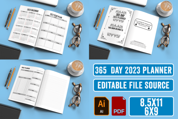 Your Path to a Profitable Publishing Business: The 365 Day 2023 Planner KDP Interior